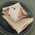 くるみけのキッチン♪'s cooksnap of when they made パン屋さん直伝！いちごサンドの作り方☆.