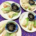 ふたごゆき's cooksnap of when they made コチュジャンで甘辛♡ヘルシー生春巻き.