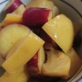 鹿部さっちゃんクック's cooksnap of when they made さつま芋とリンゴのレモン煮　砂糖無し.