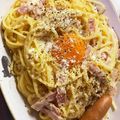 かわいい星優のママ's cooksnap of when they made 【超簡単&計量不要】豆乳でカルボナーラ！.