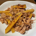paruuumuu's cooksnap of when they made 豚こまとさつまいもの甘辛照り焼き.