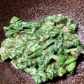 くまみっちー's cooksnap of when they made 春菊の柚子胡椒マヨ和え.