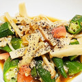 なとか's cooksnap of when they made オクラとミニトマトとエリンギの和え物.