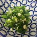 amk3377's cooksnap of when they made ほうれん草と菜の花の味噌クリームチーズ.