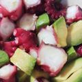 ♡ハナマル♡'s cooksnap of when they made ✿タコとアボカドのニンニク醤油✿.