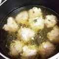 M.Aki's cooksnap of when they made お鍋に【お手軽簡単】ふわふわ鶏団子.