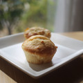 みるく茶's cooksnap of when they made ホケミで簡単☆卵不使用さつま芋マフィン。.