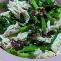 ゆけり３兄弟's cooksnap of when they made ごま油香るニラとささみの梅和え.