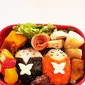 小町桜's cooksnap of when they made 簡単♡可愛い♡ひな祭り弁当♡キャラ弁☆.