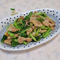 みかかめ's cooksnap of when they made 豚ばらと小松菜の炒め物.