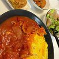 shina♩'s cooksnap of when they made トマトソースオムライス.