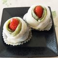 ユノユノこ's cooksnap of when they made あんこ屋の苺大福◆ひなまつりデザート◆.
