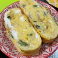 わたるんママ's cooksnap of when they made 大葉としらすで☆お弁当卵焼き.
