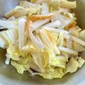 azbjbn's cooksnap of when they made 白菜とちくわのゆず胡椒サラダ.