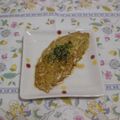 パンダさんでーす。's cooksnap of when they made とろ～り天かすカレーオムレツ♪.