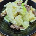 なむん's cooksnap of when they made 牛肉とキャベツの味噌ダレ炒め.