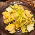ぴー子丸's cooksnap of when they made チンゲンサイと海老の卵炒め.