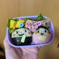 ぴかさーん's cooksnap of when they made ひな祭りキャラ弁＊簡単まんまるお雛様.