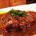 ダッフィーニーうに's cooksnap of when they made デミグラスソース☆濃厚煮込みハンバーグ.