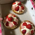頑張る母ちゃん❤︎'s cooksnap of when they made ⁂ミニサイズ♡いちごタルト⁂.