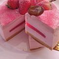 yocchi2109's cooksnap of when they made いちごミルクチーズムースケーキ.