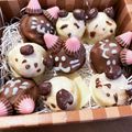 こはるママ♡'s cooksnap of when they made バレンタイン簡単大量★可愛いパンダチョコ.