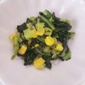 coccus's cooksnap of when they made レンジでチン！ほうれん草とコーン和え！.