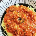 Suzu1330's cooksnap of when they made 超簡単絶品トマト缶で野菜沢山ミートソース.