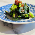 E吉☆'s cooksnap of when they made 火を使わない！小松菜の梅浅漬け.