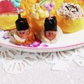 ♪としクック♪'s cooksnap of when they made ひな祭り♡竹輪と魚ニソで！雛人形♡.