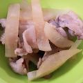 ポニーリボン's cooksnap of when they made 材料2つ　大根と豚こまのニンニク味噌炒め.