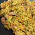 hisacotton's cooksnap of when they made 自宅で簡単！冷ご飯リメイク ジャンバラヤ.