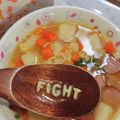 2児ママみきてぃ's cooksnap of when they made 子供が大好き☆給食の？ABCスープ♪.