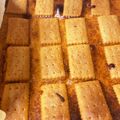 chacokon☆'s cooksnap of when they made ビスコで作る♡チーズケーキサンド.