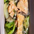 クッキングzzz's cooksnap of when they made シリコンスチーマー鮭の野菜蒸し(麺つゆ).
