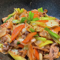 スローライフさん's cooksnap of when they made 旨辛！豚キムチ炒め.