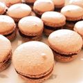 yukari−♡'s cooksnap of when they made おしゃれで可愛い「チョコレートマカロン」.