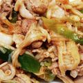 mary35's cooksnap of when they made 焼肉のたれで！えのき入り豚丼.