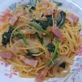 PPたかPP's cooksnap of when they made ✿ゴロゴロベーコン✿和風パスタ.