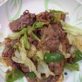 とみぃ11's cooksnap of when they made 牛肉とキャベツのオイスター醤油炒め.