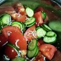 クックP1QR0P☆'s cooksnap of when they made トマトときゅうりとしらすの和風うまサラダ.
