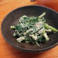 さくらバス's cooksnap of when they made 春菊の明太マヨ和え.