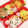 えリﾋﾟｮﾝ★'s cooksnap of when they made 簡単 キャラ弁 可愛い ハム太郎.