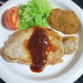 mmameco's cooksnap of when they made 豚ロース肉は◇ポークチャップ◇がいい！.