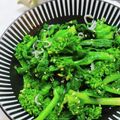 みっちゃん❇️68's cooksnap of when they made 菜の花の塩昆布じゃこ和え.