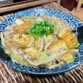 料理男子部🍻's cooksnap of when they made 焼いた厚揚げに♫しめじと長葱の和風餡かけ.