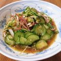 やなぎだまこ's cooksnap of when they made きゅうりとみょうがの胡麻和え.