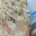 のじまさん's cooksnap of when they made 簡単♪朝食♪キャベツ＆ベーコントースト♪.