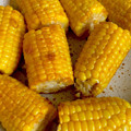 Moggieneko's cooksnap of when they made バター醤油の♥焼きとうもろこし.