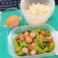 一番星寿美次郎's cooksnap of when they made スナップエンドウとソーセージの丼弁当.